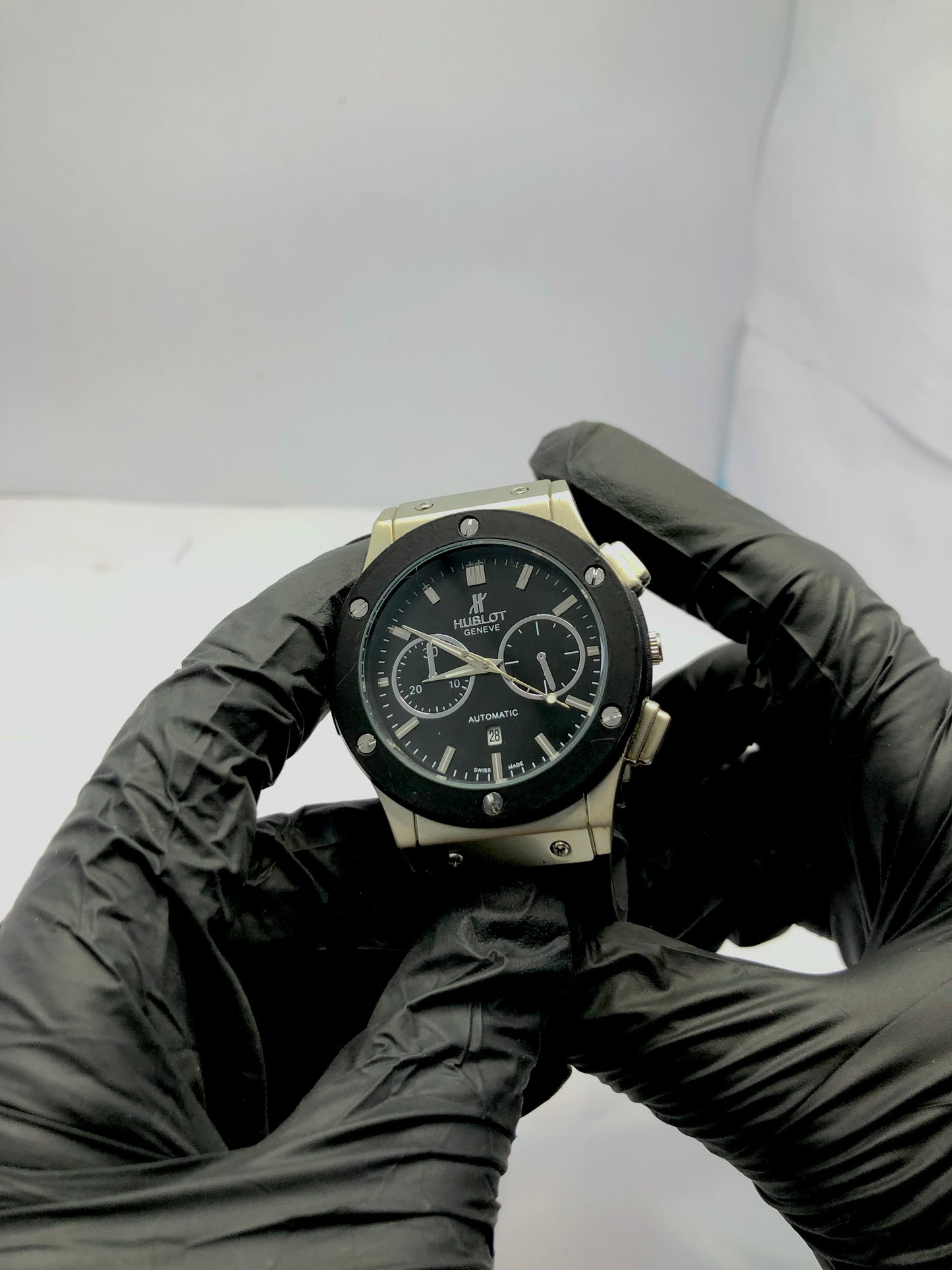 Luxury Hublot-Inspired Chronograph Watch – Metal Lock & Premium Design